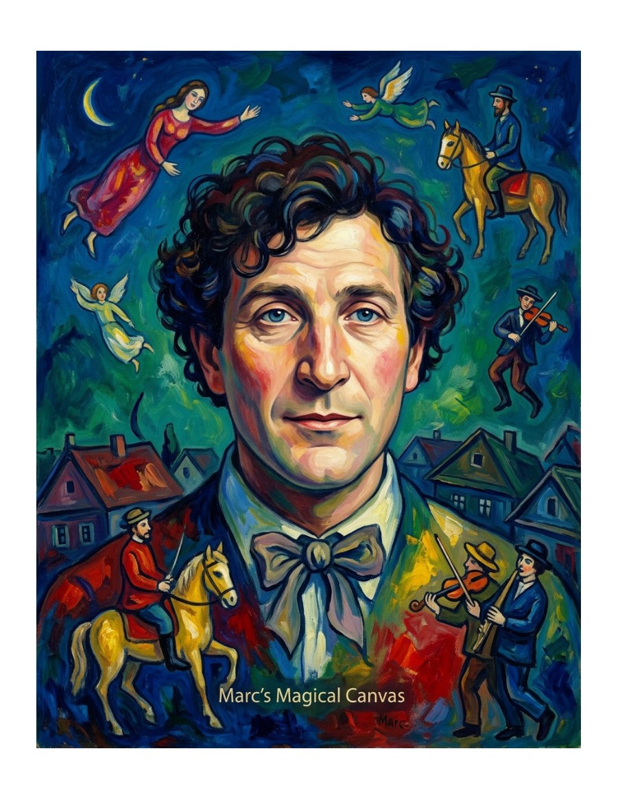 Marc Chagall's Magical Canvas — cover